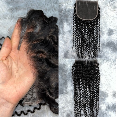 Virgin Hair Kinky Curly 4X4 5X5 6X6 7X7 HD Lace Closure | Human Hair Wig | Lace Front